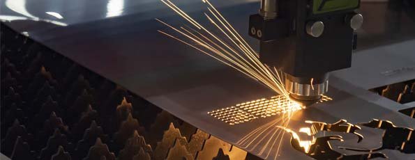 Laser cutting on stainless steel sheet